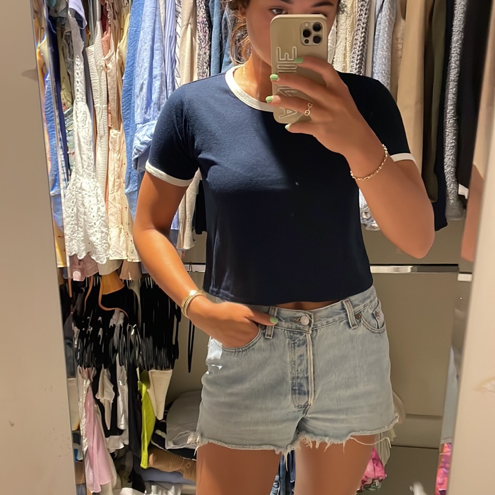 Topshop Cropped Tee